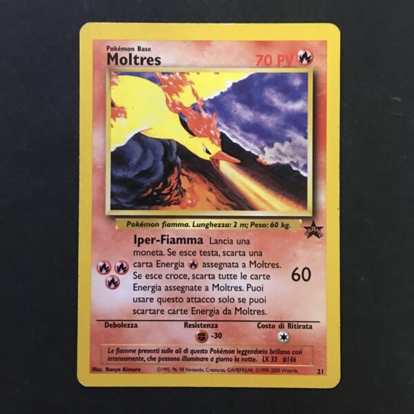 CARTA POKEMON MOLTRES PROMO ITA