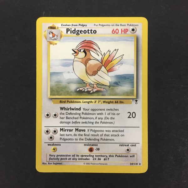 CARTA POKEMON PIDGEOTTO LEGENDARY COLLECTION