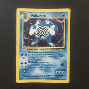 CARTA POKEMON POLIWRATH HOLO SET BASE ITA