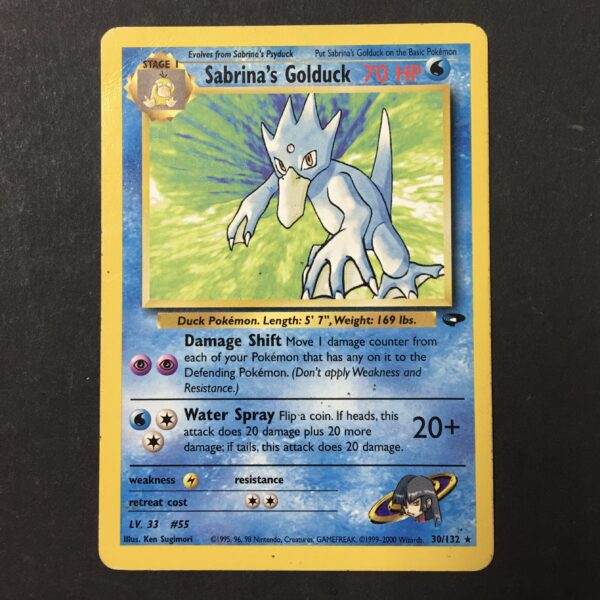 CARTA POKEMON SABRINA'S GOLDUCK GYM CHALLENGE ENG