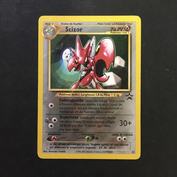 CARTA POKEMON SCIZOR PROMO ITA