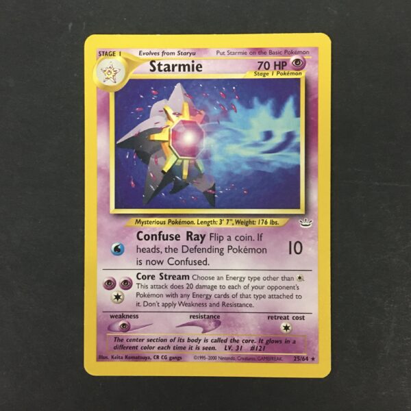 CARTA POKEMON STARMIE NEO REVELATION ENG