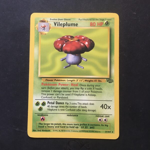 CARTA POKEMON VILEPLUME JUNGLE ENG