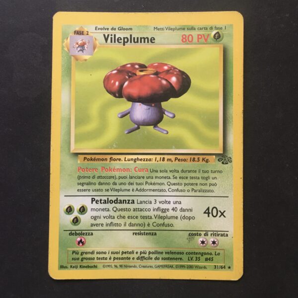 CARTA POKEMON VILEPLUME JUNGLE ITA