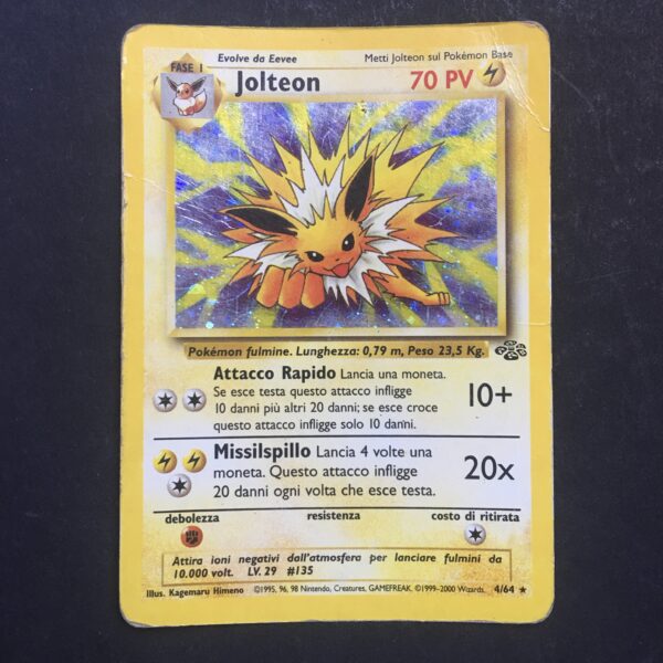 CARTA POKEMON JOLTEON HOLO JUNGLE ITA