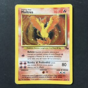 CARTA POKEMON MOLTRES HOLO FOSSIL ITA