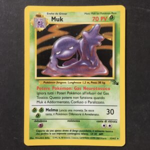 CARTA POKEMON MUK HOLO FOSSIL ITA