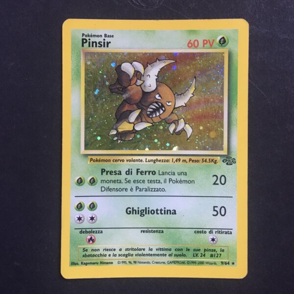 CARTA POKEMON PINSIR HOLO JUNGLE ITA