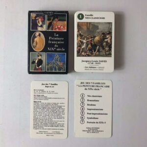 CARTE DA GIOCO JEU DES 7 FAMILLES - DUSSERE - VINTAGE - PLAYING CARDS