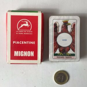 CARTE DA GIOCO PIACENTINE MIGNON - MODIANO FABBRI EDITORI - PLAYING CARDS