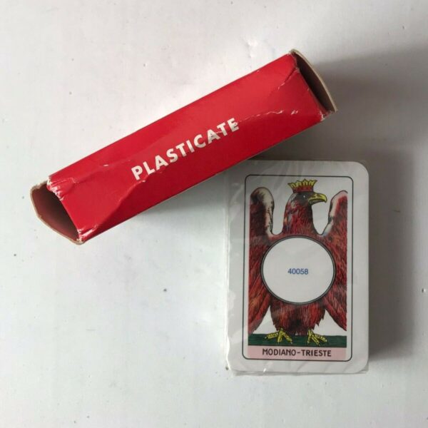 CARTE DA GIOCO PIACENTINE MIGNON - MODIANO FABBRI EDITORI - PLAYING CARDS LATO