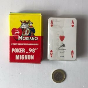 CARTE DA GIOCO POKER 98 MIGNON - MODIANO FABBRI EDITORI - PLAYING CARDS