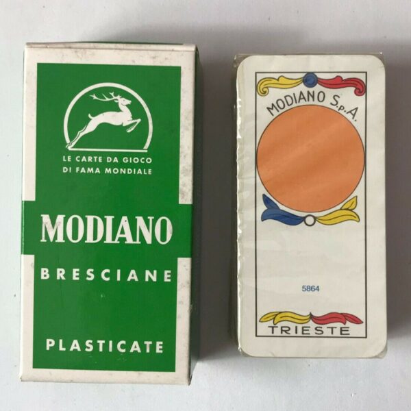 CARTE DA GIOCO REGIONALI BRESCIANE - MODIANO FABBRI EDITORI - PLASTICATE