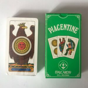 CARTE DA GIOCO REGIONALI PIACENTINE - ITALCARDS - IN SERIPLAST - VINTAGE & RARE