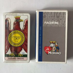 CARTE DA GIOCO REGIONALI PIACENTINE - MODIANO - CORRIERE DELLA SERA - VINTAGE RARE