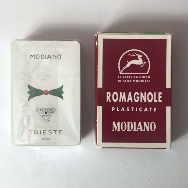 CARTE DA GIOCO REGIONALI ROMAGNOLE N.51 - MODIANO FABBRI EDITORI - PLASTICATE