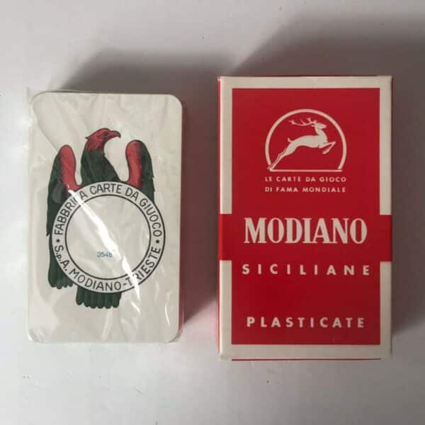 CARTE DA GIOCO REGIONALI SICILIANE N.90 - MODIANO - PLASTIFICATE