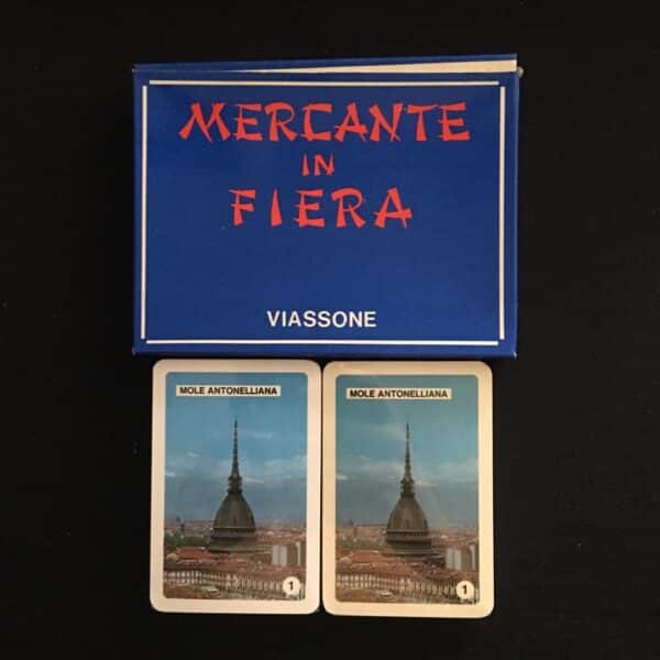 CARTE DA GIOCO MERCANTE IN FIERA VIASSONE