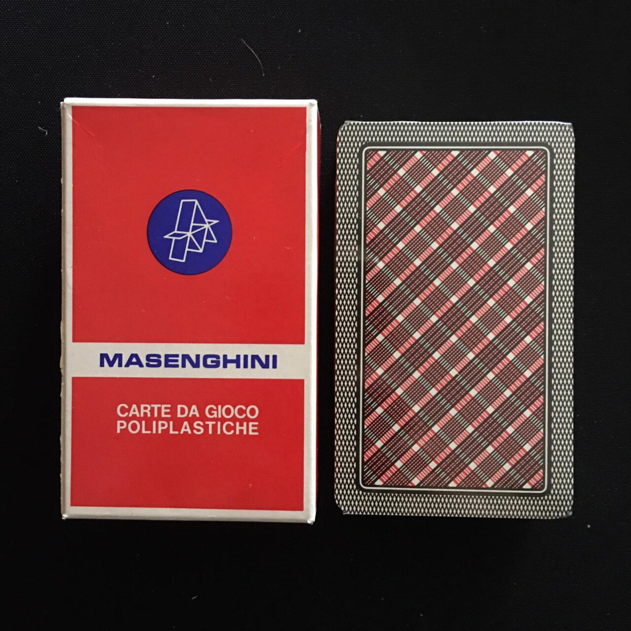 Carte Da Gioco Masenghini Regionali Lombarde N.15 – Mazzo 100% Plastica, Illustrazioni Tradizionali Milanesi (Colore Blu)