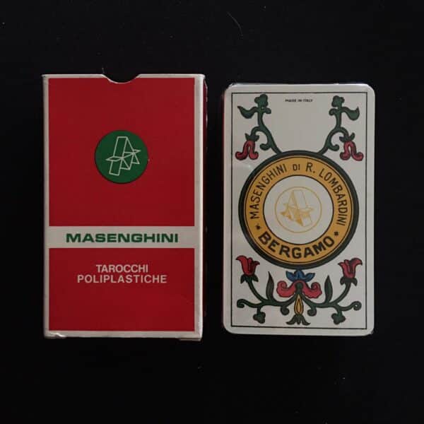 CARTE DA GIOCO TELATE TAROCCHI PIEMONTESI 52 MASENGHINI VERDE