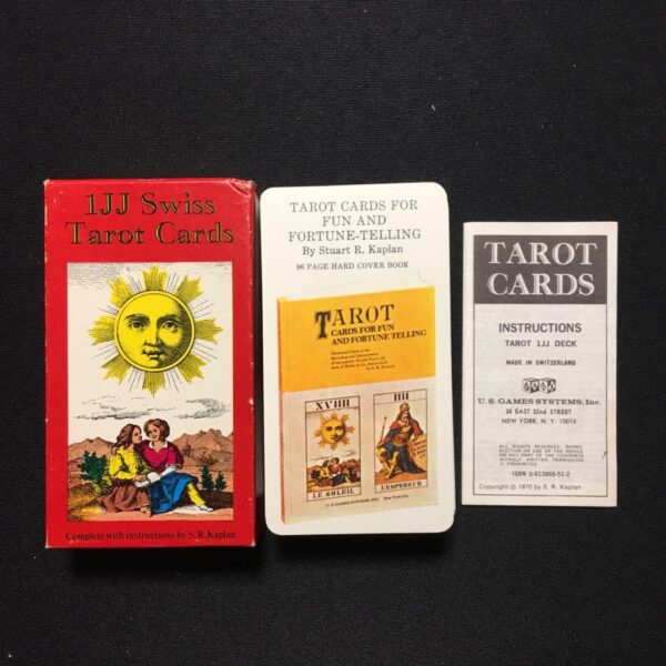1JJ SWISS TAROT CARDS - STUART R. KAPLAN - 1970 U.S. GAMES SYSTEMS