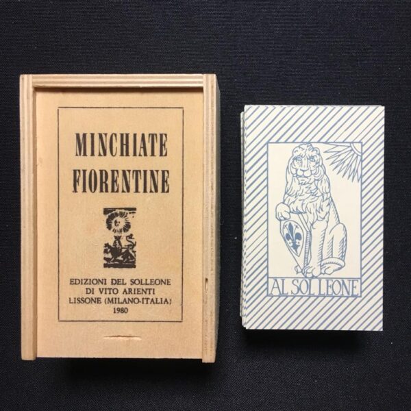 MINCHIATE FIORENTINE 1980 - ED. SOLLEONE - ED. NUMERATA 991 RETRO