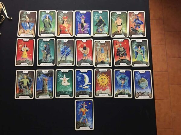 TAROT PARASICOLOGICO DE FERGUS HALL - 1973 FOURNIER LOTTO