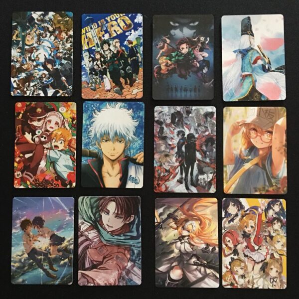 LOT OF 12 MIXED SINGLE SWAP PLAYING CARDS CARTOON MANGA