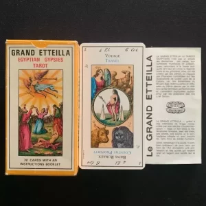 GRAND ETTEILLA EGYPTIAN GYPSIES TAROT - GRIMAUD - VINTAGE RARE 1