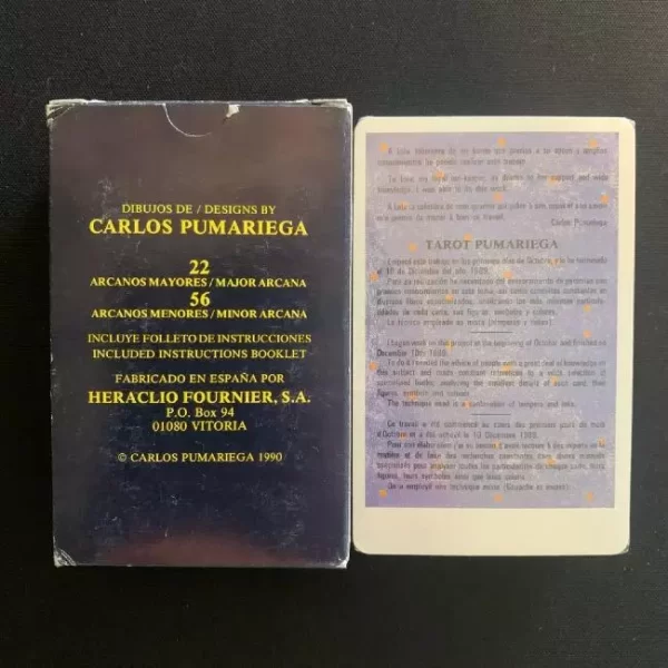 TAROT DE PUMARIEGA - 1990 FOURNIER - RARE retro