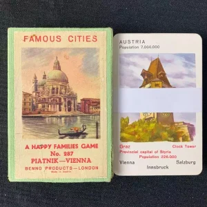 FAMOUS CITIES - PIATNIK VIENNA - VINTAGE