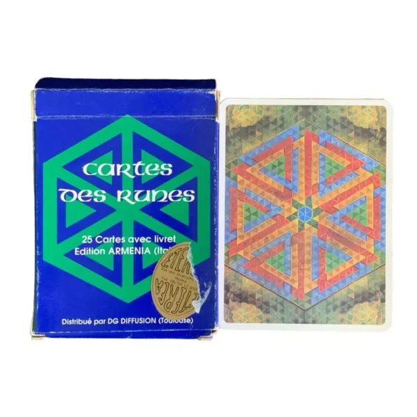 Les Cartes Des Runes par Pendragon - Edition Armenia - Vintage Rare - immagine 2