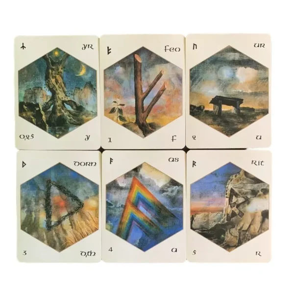 Les Cartes Des Runes par Pendragon - Edition Armenia - Vintage Rare - immagine 3