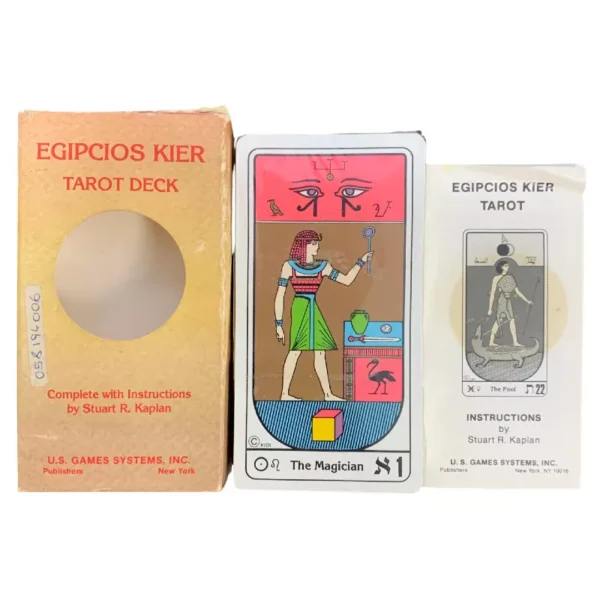 Egipcios Kier Tarot Deck - 1984 U.S. Games Systems - R. Kaplan - Vintage Rare