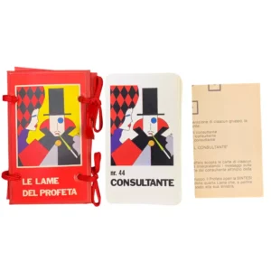 Carte Divinatorie - Le Lame Del Profeta - 1985 - Ideabag - Vintage Rare - Red