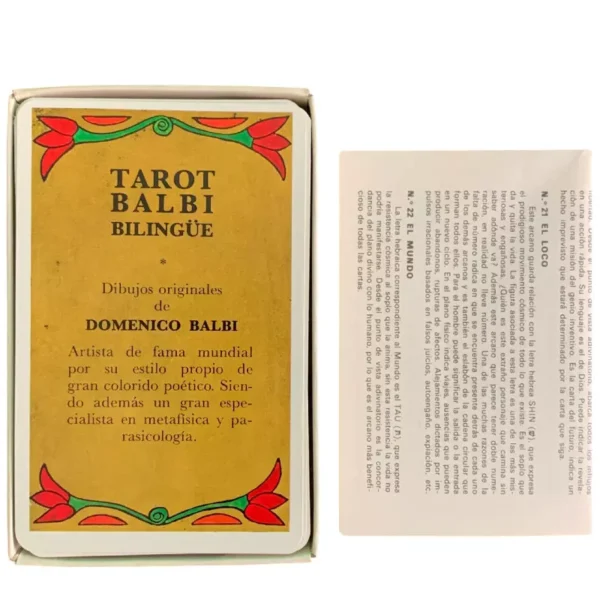 Tarot Balbi - 1976 Fournier - Vintage Rare