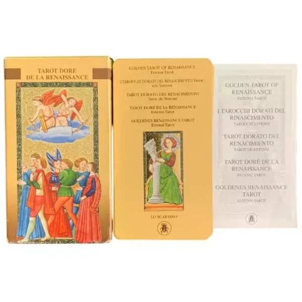 Tarot Dore De La Renaissance - Estensi Tarot - 2004 Lo Scarabeo