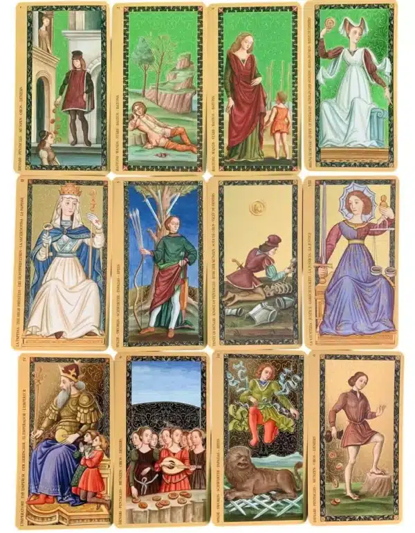 Tarot Dore De La Renaissance - Estensi Tarot - 2004 Lo Scarabeo