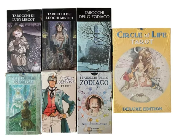 Lot of 7 Tarot